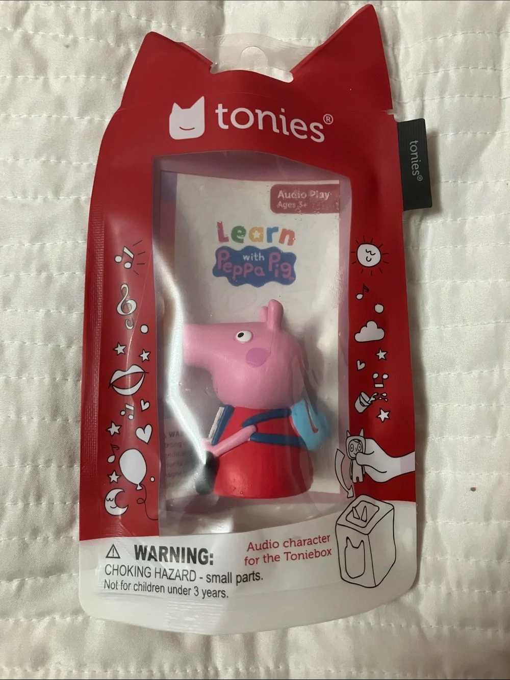 Tonies Learn with Peppa Pig Audio Figure – Pink